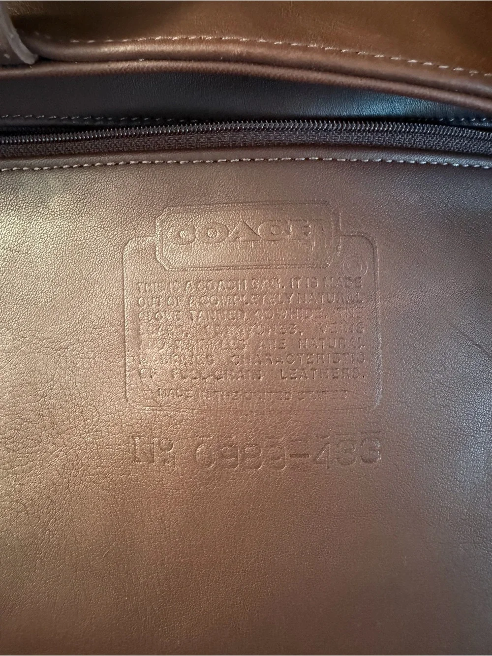 Vintage Coach Waverly Tote 4133 - Mahogany Brown Leather (1999, USA)